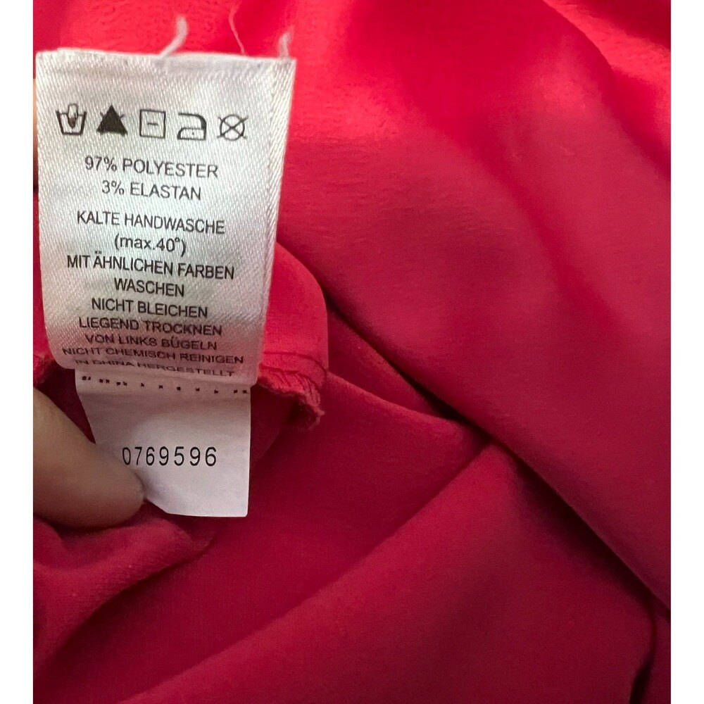 Rachel Zoe Hot Pink Bias-Cut Satin Slip Skirt  4  Barbiecore Date Night Office - Picture 11 of 13